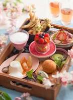 キハチ 青山本店「桜テラス」お花見弁当スタイルで楽しむ“桜”メニュー、飲み放題ロゼワインも