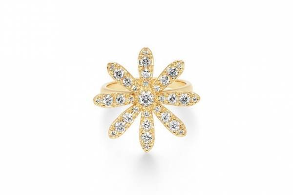 アーカー19年春夏新作ジュエリー - ダイヤ×ゴールドの“マーガレット”ピアス、蝶モチーフも