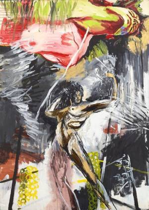 展覧会「横尾忠則 大公開制作劇場 ～本日、美術館で事件を起こす」兵庫で、即興的な公開制作の軌跡を辿る