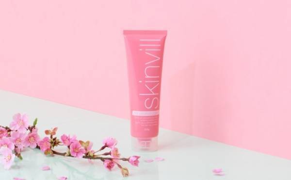 スキンビル“サクラの香り”の温感「ホットクレンジングジェル」限定発売