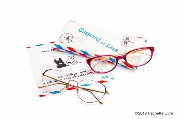 Zoff×リサとガスパール、マカロンカラー＆フレンチシックなコラボメガネ発売