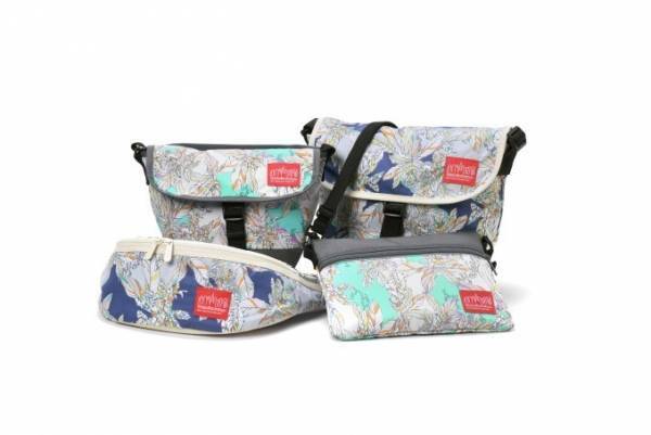 マンハッタン ポーテージ×リバティプリントの限定バッグ - トロピカル柄サコッシュ＆メッセンジャー