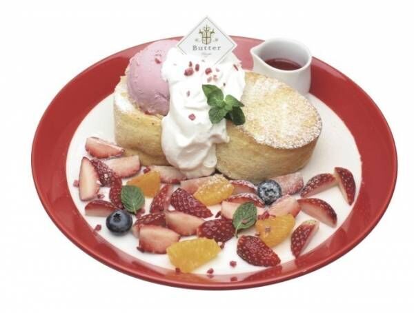 パンケーキ専門店「バター」苺のスフレパンケーキ＆クレームブリュレのパンケーキ、期間限定で発売