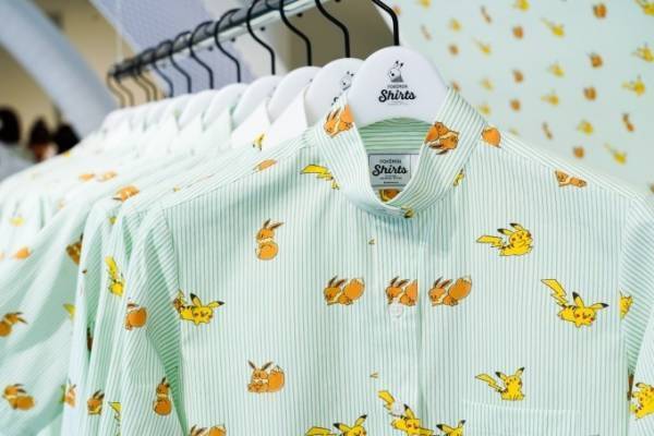 「ポケモンシャツ」全151種のポケモン柄生地でオリジナルの1着作り、原宿に限定ストアも