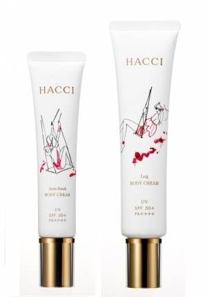 HACCI人気のパーツ別UVボディクリームが進化、フルーツ×花の香りで腕やデコルテをケア