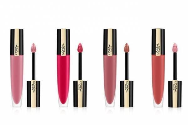 ロレアル パリ“透け感マットリップ”「ルージュシグネチャー」唇の質感がうっすら透けるソフト発色