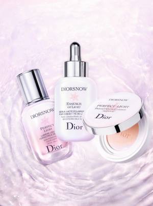 ディオール スノー「ピンクの光」でピュア肌に、化粧下地＆新スキンケア クッション発売