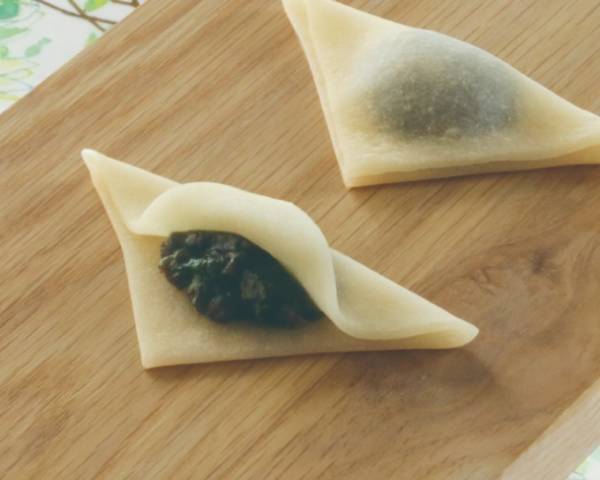 3月のおたべ「夢見月」爽やかな“よもぎ餡”が主役、後味の良い上品な甘み