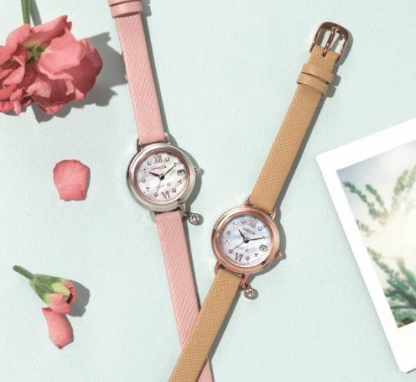 ウィッカ×カナル4°C、文字板にダイヤモンド5石をあしらったコラボ腕時計