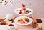 ホテル日航大阪「桜と苺のアフタヌーンティーセット」桜と苺を贅沢に使ったスイーツ＆セイボリー