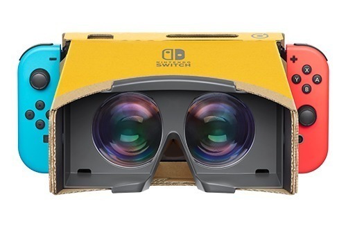 任天堂がスイッチでVR参入「ニンテンドー ラボ VRキット」5種類のゴーグル付きトイコンでVRゲーム