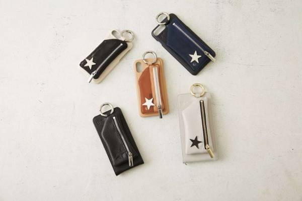 コンバース トウキョウ ウメダ、星モチーフのレザースマホケースやトートバッグなど2周年記念コラボ