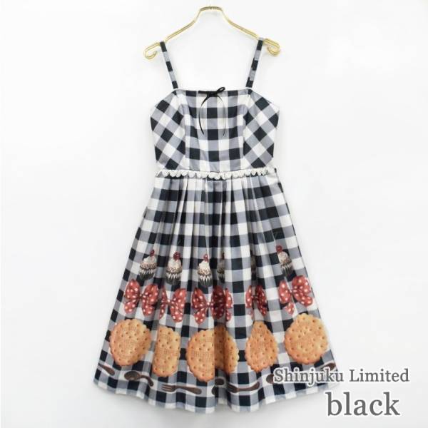 エミリーテンプルキュート“ビスケット”が主役のギンガムチェックワンピース発売、ヘアクリップも