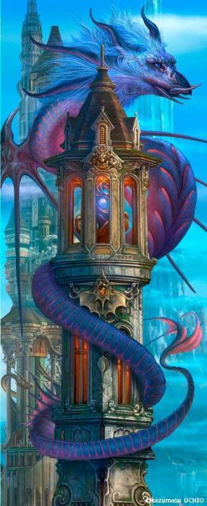 『ファイナルファンタジー』のイラストを手掛ける内尾和正の個展が秋葉原で、新作版画や大型作品