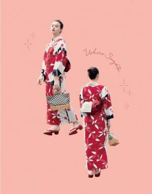 キモノ バイ ナデシコ、麻100％ストライプ柄きものや自宅で洗えるゆかた