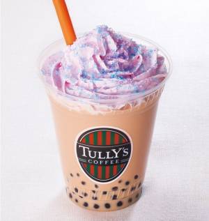 タリーズコーヒー、藤の花＆ネモフィラを表現したタピオカドリンクを茨城・千葉・栃木限定で発売