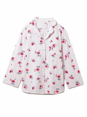 ジェラート ピケ母の日限定ルームウェア、赤色フラワーのシャツパジャマなど