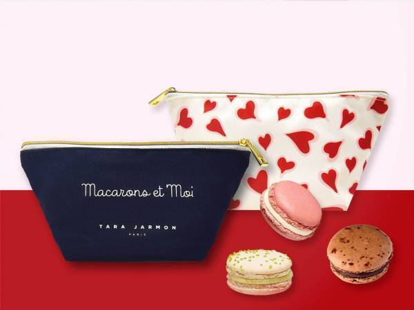 ピエール・エルメ×仏ブランド「タラ ジャーモン」マカロン入りポーチやハートのトートバッグなど