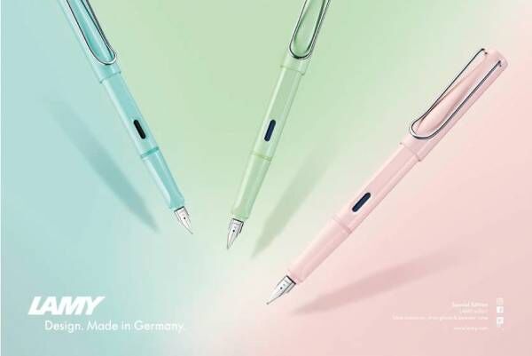 ドイツ筆記具ブランド・ラミーの「サファリ」に初のパステルカラーを採用した2019年限定モデル