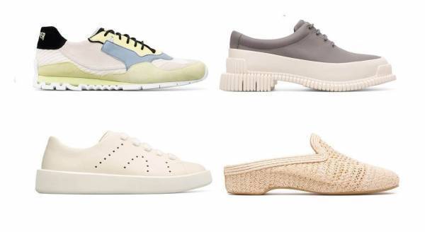 カンペールの新作メンズ&ウィメンズシューズ、レトロ&スポーツミックスのスニーカーや3D厚底