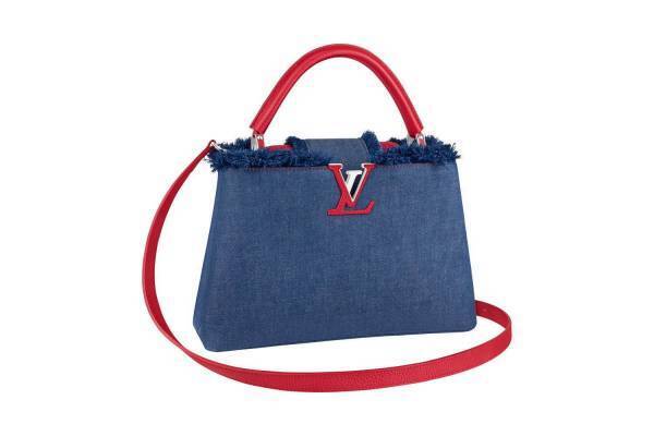 ルイ・ヴィトン19春夏レディースバッグ、デニム素材の「カプシーヌ」やバイカラーの「ドーフィーヌ ミニ」