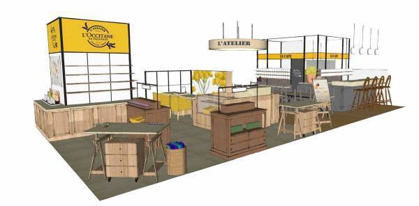 ロクシタン、銀座にカフェ併設新店舗「アトリエ・ド・プロヴァンス」ラッピングサービスやワークショップも