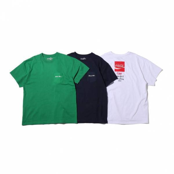 アトモス ラボ×コカ・コーラのコラボコレクション、グリーンカラーが新鮮なパーカーやソックス