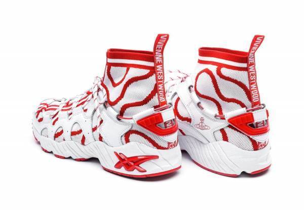 ヴィヴィアン・ウエストウッド、アシックスとのコラボスニーカー - アーカイブ柄を着想とした2モデル