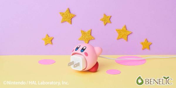 星のカービィが“パクッと”iPhoneケーブル断線防止「ケーブル バイト ビッグ」の新作