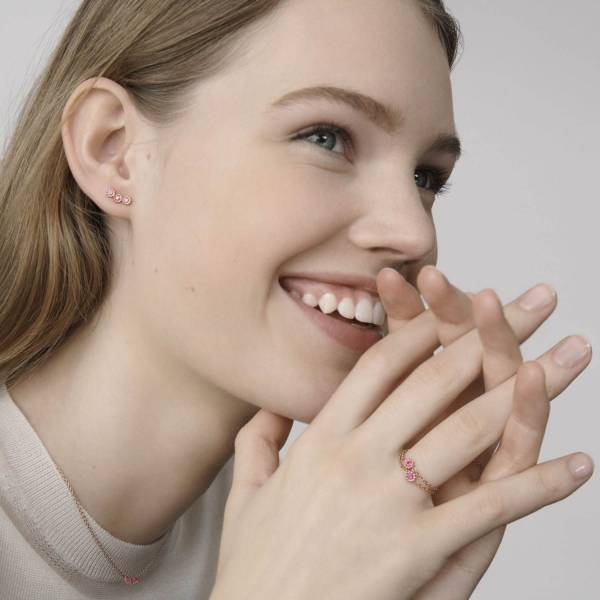 ディオール ファイン ジュエリー新作「ミミローズ」ダイヤモンドやルビー輝くチェーンリングやネックレス