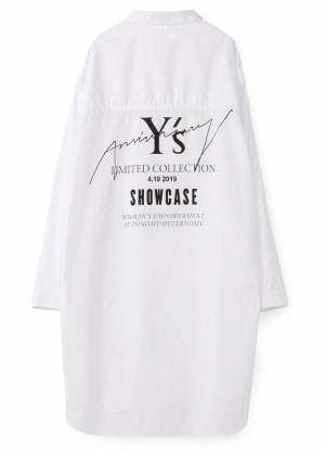Y's 表参道限定アイテム - ロゴプリントTシャツ&シャツ、“反転ロゴ”のニューエラキャップも