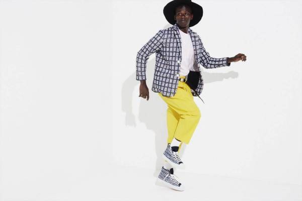 コーヘンのコラボスニーカー、ニットツイードのハイカットモデルやサボ、厚底サンダル