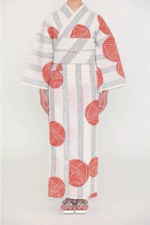 ドゥーブルメゾン19年新作ゆかた、新柄マリンボーダー&過去の人気絵柄アレンジを手染めで