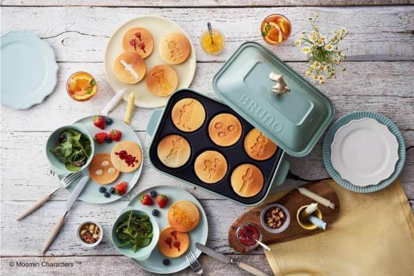 ムーミンのパンケーキ＆アイス、ブルーノ新作ホットプレート・アイスバーで手作り