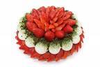 カフェコムサ、京都・祇園辻利の抹茶×真っ赤なイチゴの限定ケーキ - ほうじ茶入りレアチーズケーキも