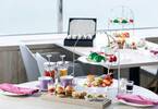 “夏祭り”アフタヌーンティーが琵琶湖マリオットホテルで、りんご飴や金魚鉢に見立てたスイーツ