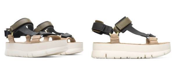 カンペールのサンダル「オルガ」新作、宇宙柄&レザーストラップの軽量プラットフォームサンダルなど