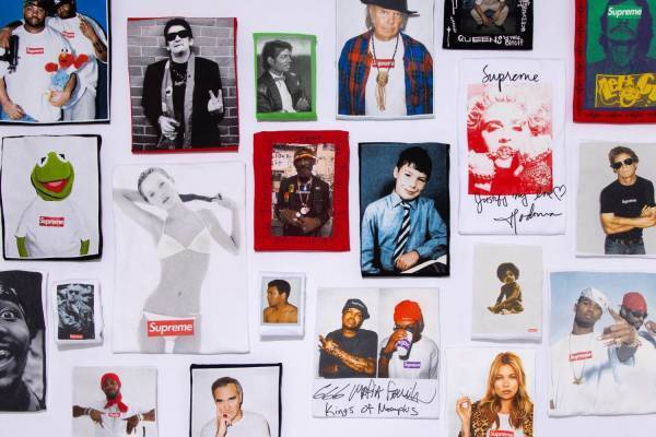 シュプリームのフォト Tシャツ、15年分のアーカイブ約50点を原宿「リンカン」で展示・販売