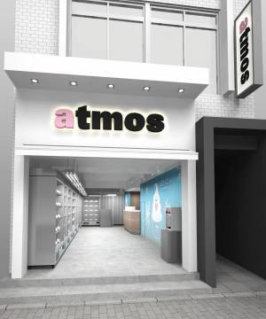 女性の為のスニーカー専門店「アトモス ピンク」原宿・竹下通りに新店舗、白い恋人ソフトクリーム店も併設