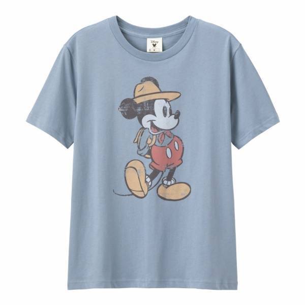GUのディズニーTシャツ“山や海”で遊ぶミッキーマウス、「トイ・ストーリー」キッズTも