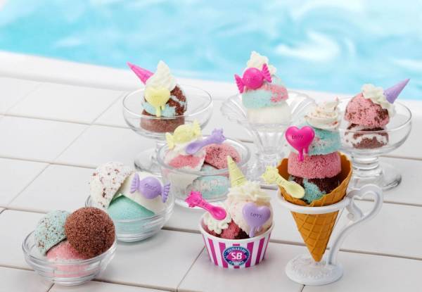 “本物そっくり”アイス型バスボムが作れる、“パチパチ”弾けるキャンディーの爽快感をお風呂で