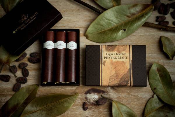 父の日限定「焦がし葉巻ショコラ」赤坂・ママノ チョコレートで、葉巻の見た目＆吸った感覚を再現