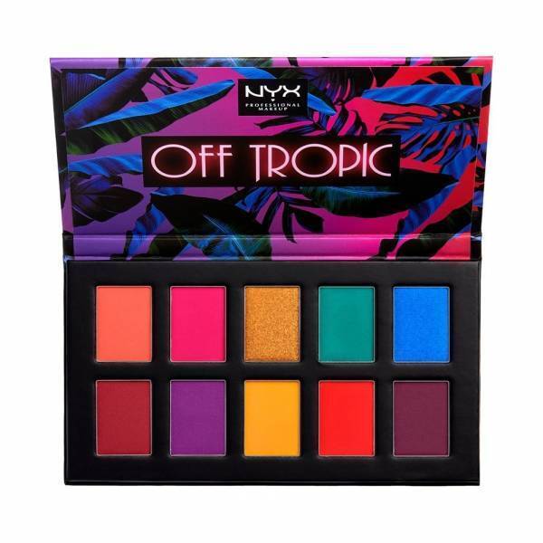 夏のトロピカルメイク、ニックス プロフェッショナル メイクアップの“原色”アイシャドウパレット