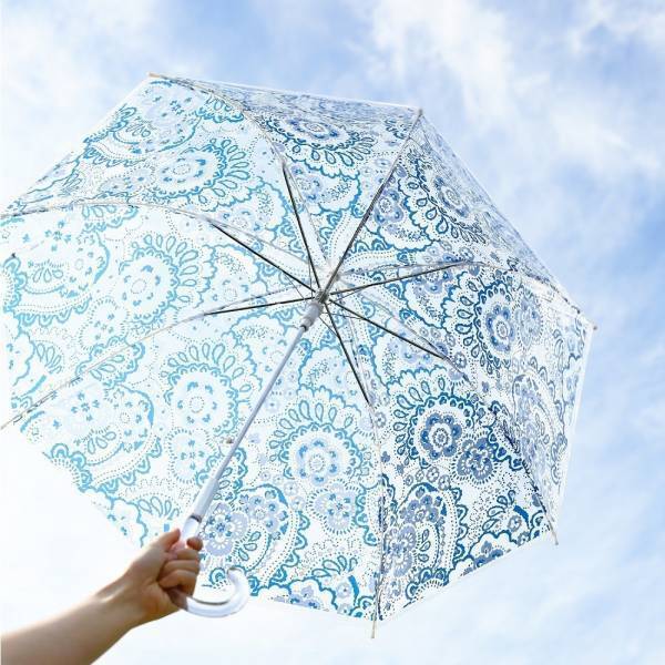 フランフラン新作レイングッズ、ペイズリー柄ビニール傘やリボン付きレイントレンチコート