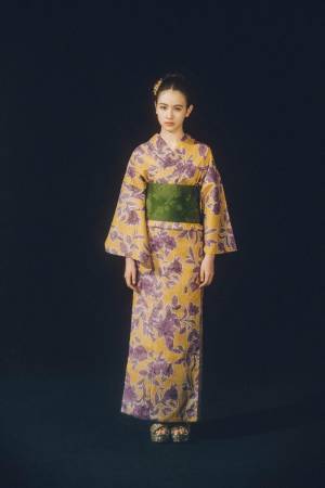 リリー ブラウンの“フラワー柄”ゆかた、ポップな小花柄やアフリカの花・プロテアを描いて