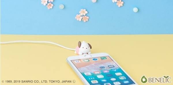 ポチャッコ＆タキシードサムのiPhone用アクセサリー「ケーブルバイト」サンリオとコラボ