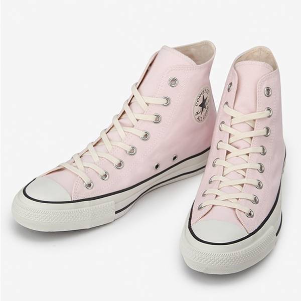 コンバース、桜/ハーブティー/コーヒーで染めたスニーカー「オールスター フードテキスタイル HI」