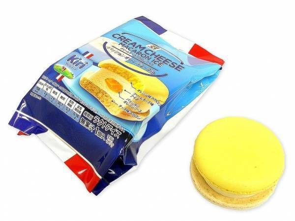 セブンプレミアムとキリの初コラボアイス！“クリームチーズ”マカロンアイス＆ワッフルコーン