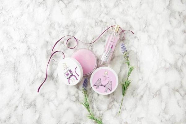 ラリン「ラベンダー」香るボディスクラブや高保湿クリーム、サンフランシスコの街を描いた限定デザイン