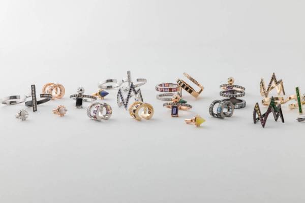 元Y-3アクセサリーデザイナーによる「リーフェ ジュエリー」カラーストーンの新イヤーカフ&リング